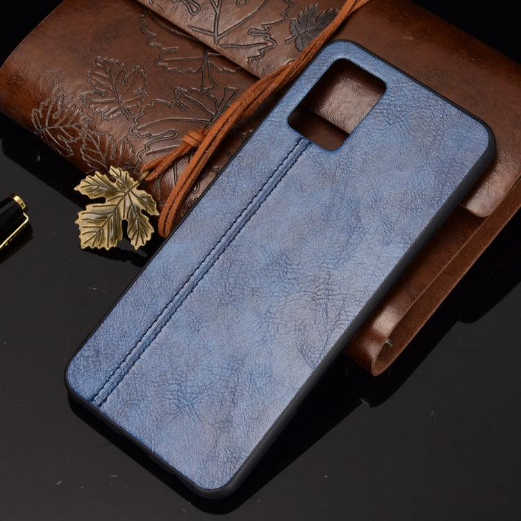 For Vivo V20 Shockproof Sewing Cow Pattern Skin PC + PU + TPU Case