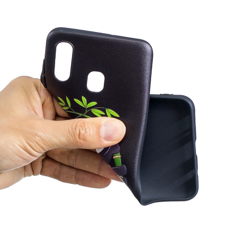 Embossment Patterned TPU Soft Cover Case for Galaxy A20 / A30