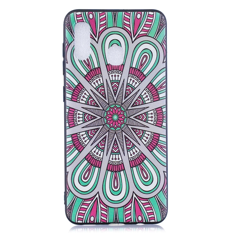 Embossment Patterned TPU Soft Cover Case for Galaxy A20 / A30