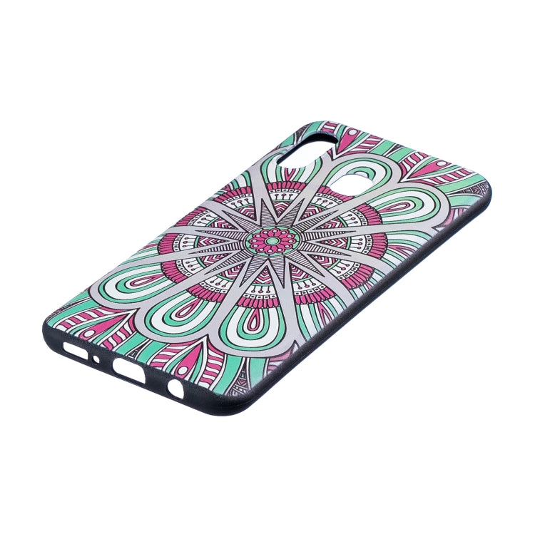 Embossment Patterned TPU Soft Cover Case for Galaxy A20 / A30