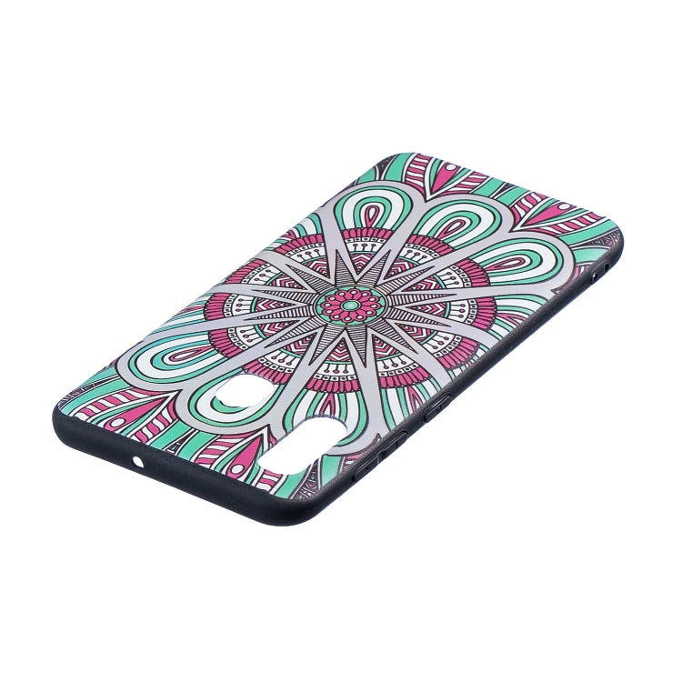 Embossment Patterned TPU Soft Cover Case for Galaxy A20 / A30