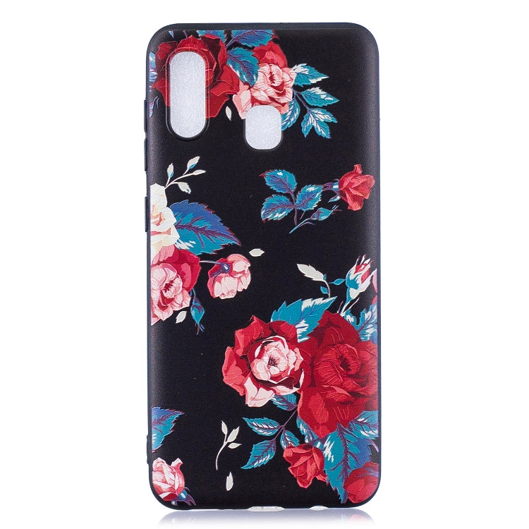 Embossment Patterned TPU Soft Cover Case for Galaxy A20 / A30