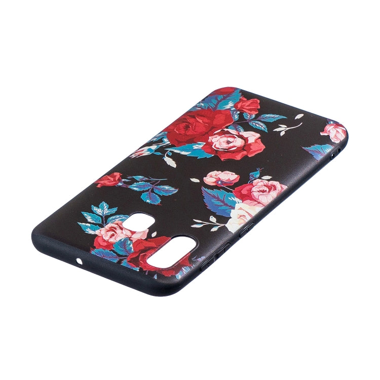 Embossment Patterned TPU Soft Cover Case for Galaxy A20 / A30