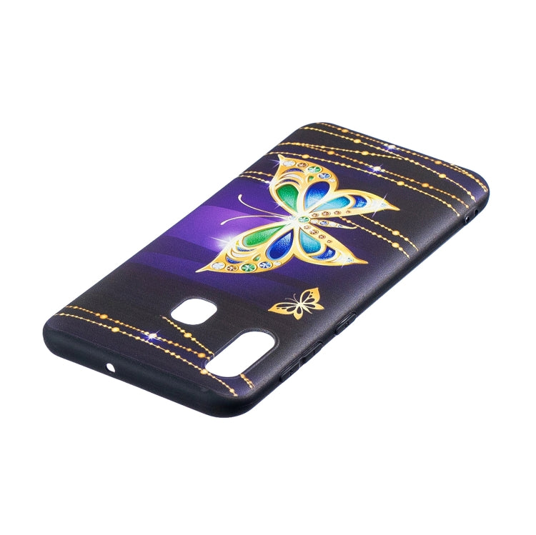 Embossment Patterned TPU Soft Cover Case for Galaxy A20 / A30