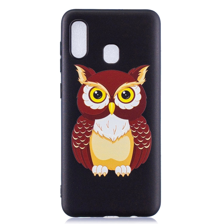 Embossment Patterned TPU Soft Cover Case for Galaxy A20 / A30