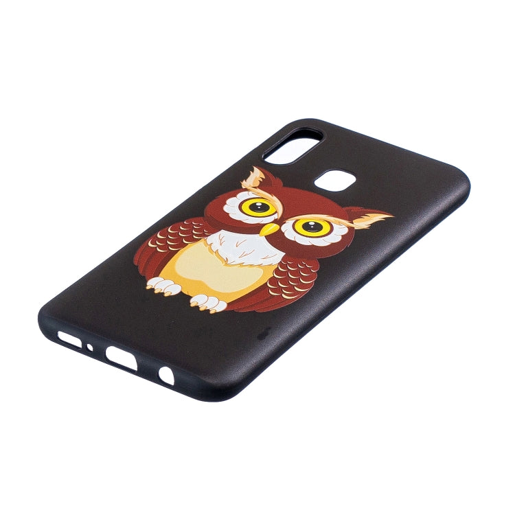 Embossment Patterned TPU Soft Cover Case for Galaxy A20 / A30