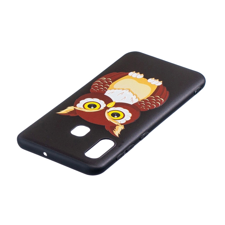 Embossment Patterned TPU Soft Cover Case for Galaxy A20 / A30