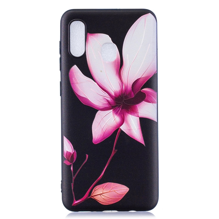 Embossment Patterned TPU Soft Cover Case for Galaxy A20 / A30