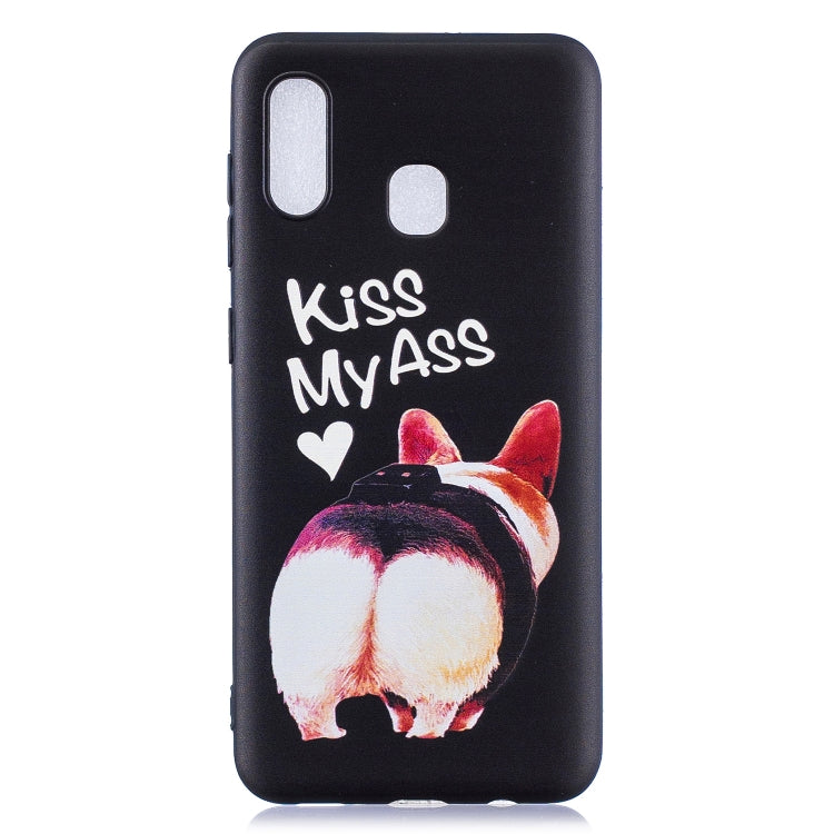 Embossment Patterned TPU Soft Cover Case for Galaxy A20 / A30