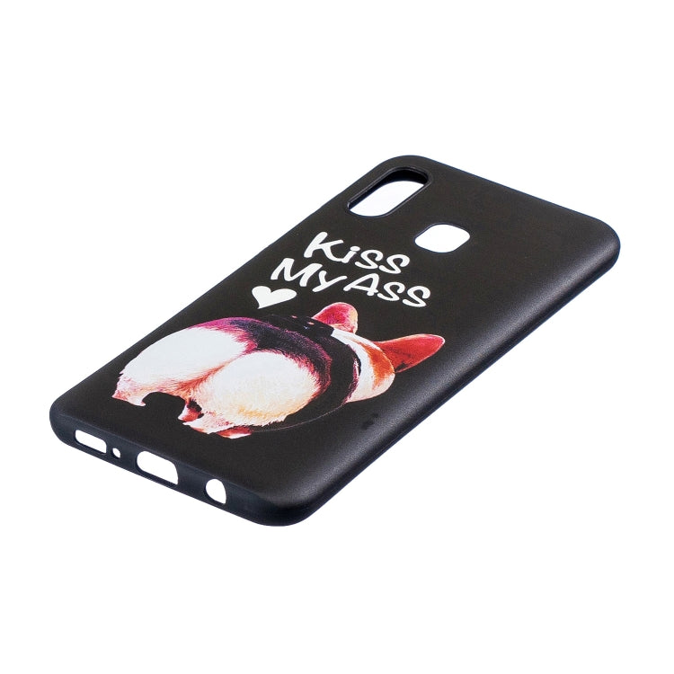 Embossment Patterned TPU Soft Cover Case for Galaxy A20 / A30