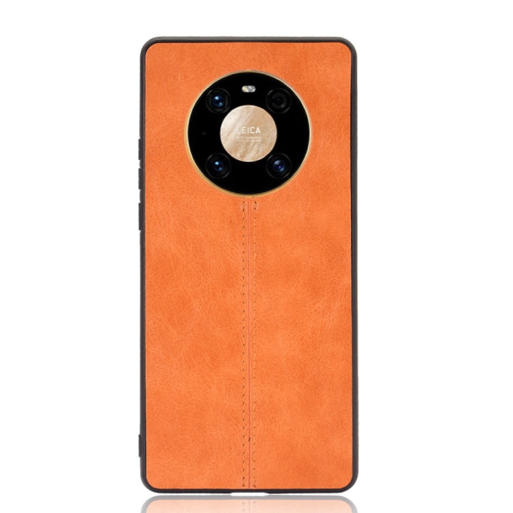 For Huawei Mate 40 Pro+ Shockproof Sewing Cow Pattern Skin PC + PU + TPU Case