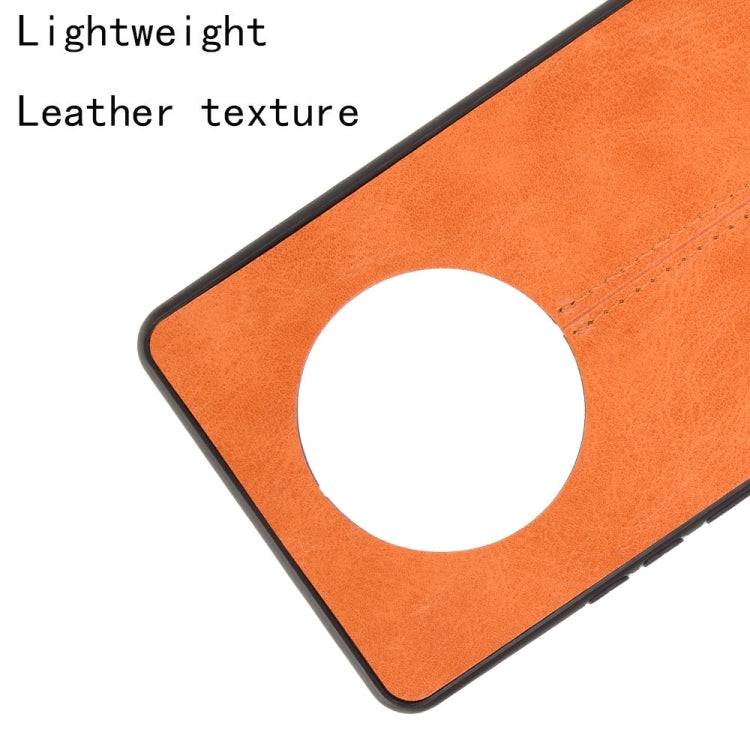 For Huawei Mate 40 Pro+ Shockproof Sewing Cow Pattern Skin PC + PU + TPU Case