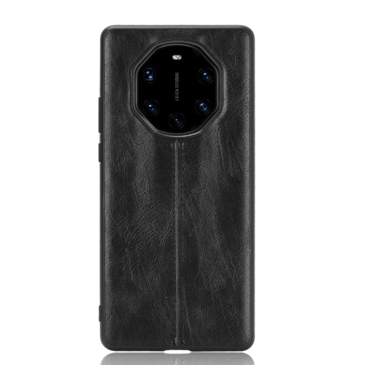 For Huawei Mate 40 RS Porsche Design Shockproof Sewing Cow Pattern Skin PC + PU + TPU Case