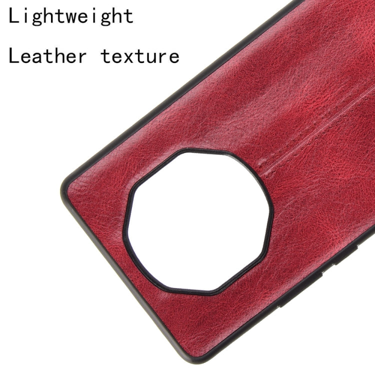 For Huawei Mate 40 RS Porsche Design Shockproof Sewing Cow Pattern Skin PC + PU + TPU Case