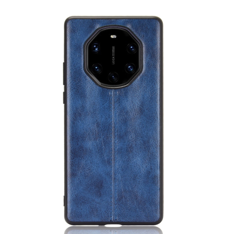 For Huawei Mate 40 RS Porsche Design Shockproof Sewing Cow Pattern Skin PC + PU + TPU Case