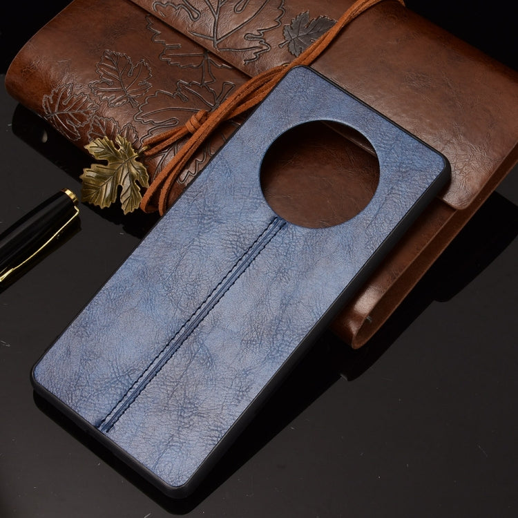 For Huawei Mate 40 Shockproof Sewing Cow Pattern Skin PC + PU + TPU Case