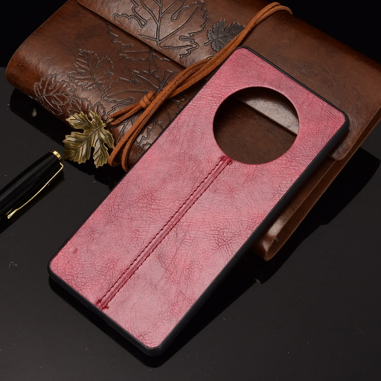 For Huawei Mate 40 Pro Shockproof Sewing Cow Pattern Skin PC + PU + TPU Case