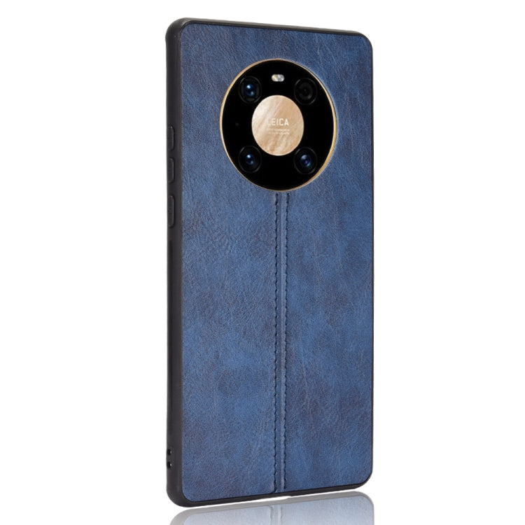 For Huawei Mate 40 Pro Shockproof Sewing Cow Pattern Skin PC + PU + TPU Case