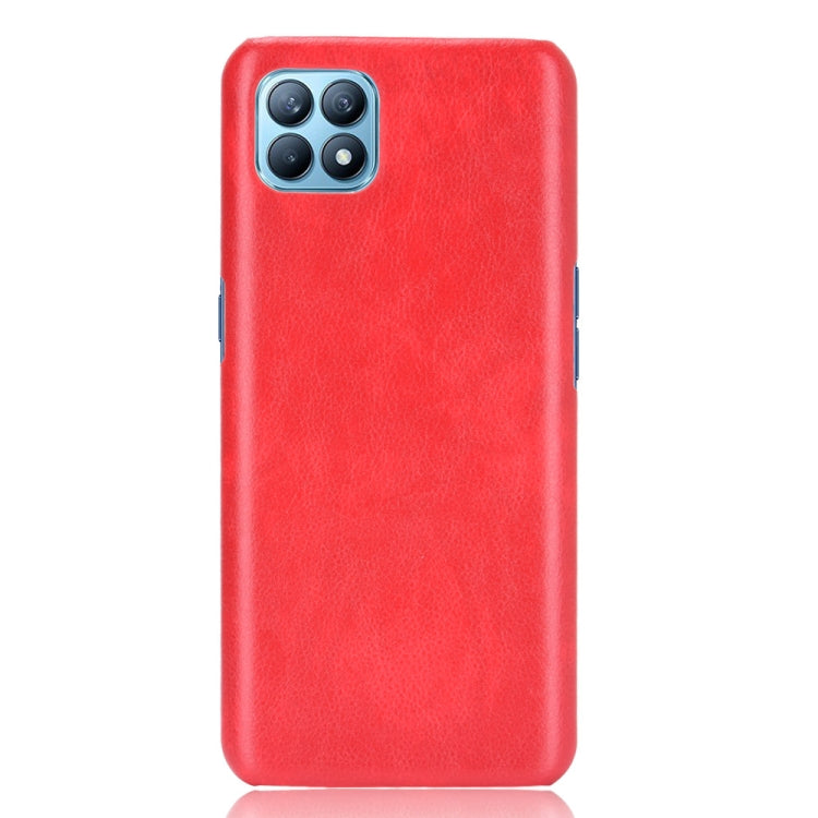 For OPPO Reno4 SE Shockproof Litchi Texture PC + PU Case