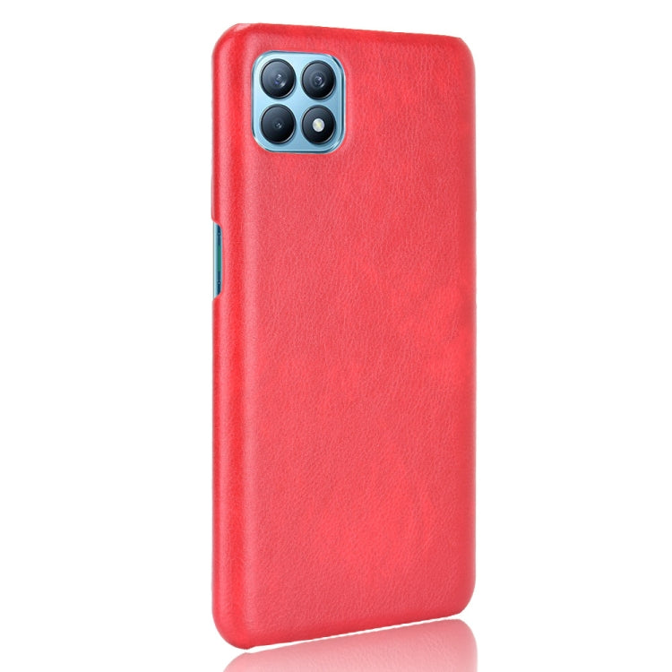 For OPPO Reno4 SE Shockproof Litchi Texture PC + PU Case