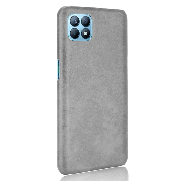 For OPPO Reno4 SE Shockproof Litchi Texture PC + PU Case