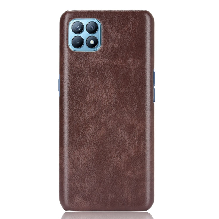 For OPPO Reno4 SE Shockproof Litchi Texture PC + PU Case