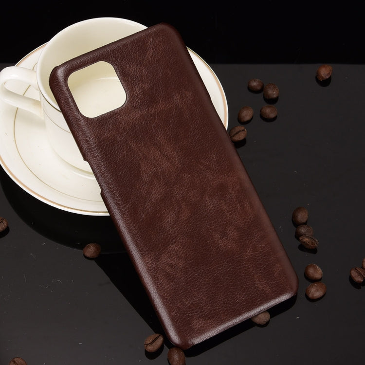 For OPPO Reno4 SE Shockproof Litchi Texture PC + PU Case