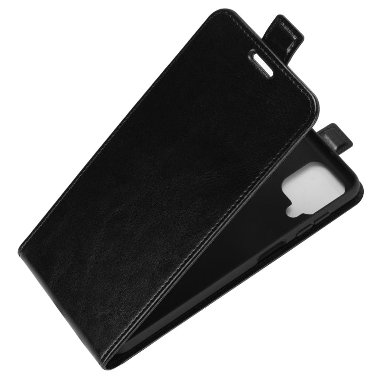 For Samsung Galaxy A12 R64 Texture Single Vertical Flip Leather Protective Case with Card Slots & Photo Frame
