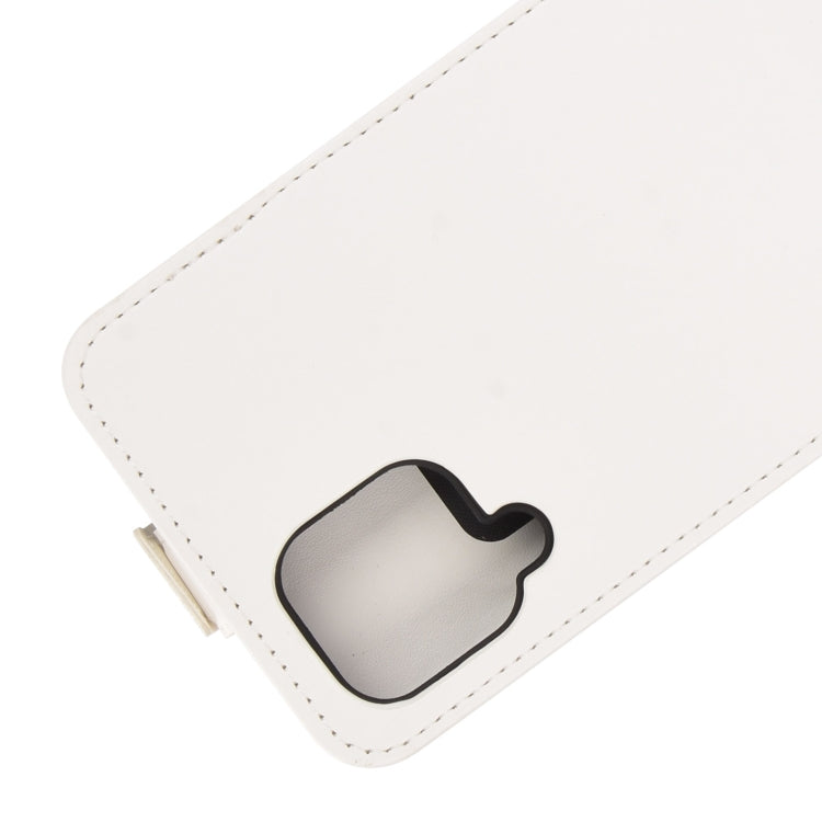 For Samsung Galaxy A12 R64 Texture Single Vertical Flip Leather Protective Case with Card Slots & Photo Frame