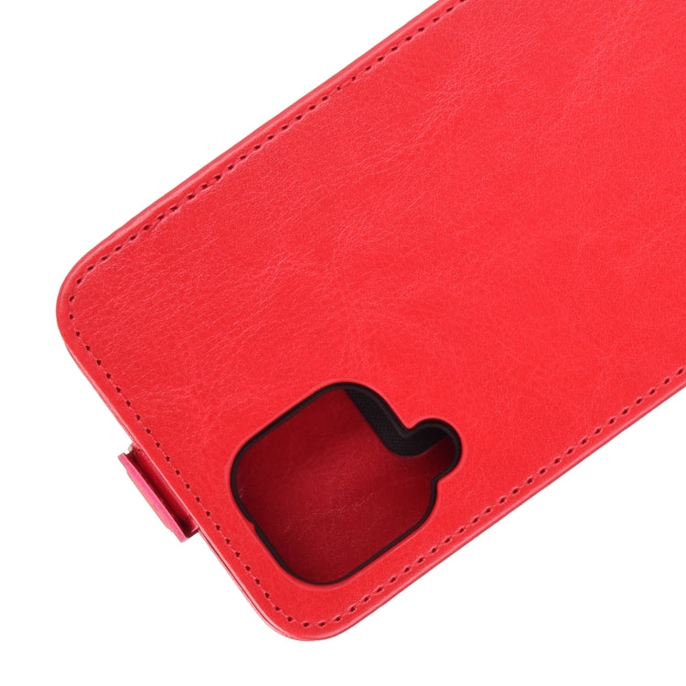 For Samsung Galaxy A12 R64 Texture Single Vertical Flip Leather Protective Case with Card Slots & Photo Frame