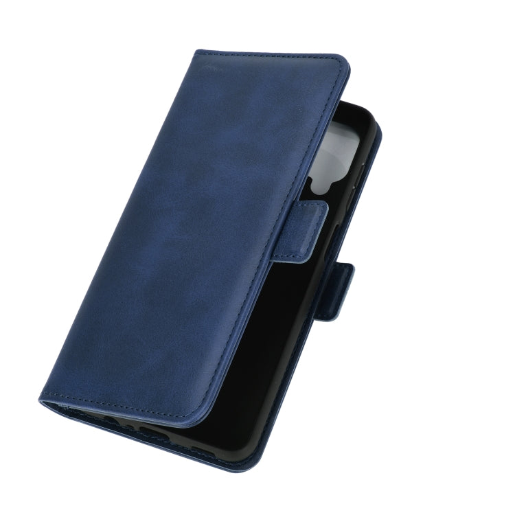 For Samsung Galaxy A12 Dual-side Magnetic Buckle Horizontal Flip Leather Case with Holder & Card Slots & Wallet