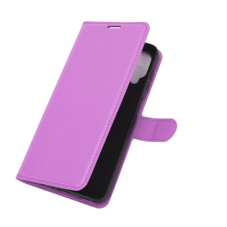 For Samsung Galaxy A12 Litchi Texture Horizontal Flip Protective Case with Holder & Card Slots & Wallet