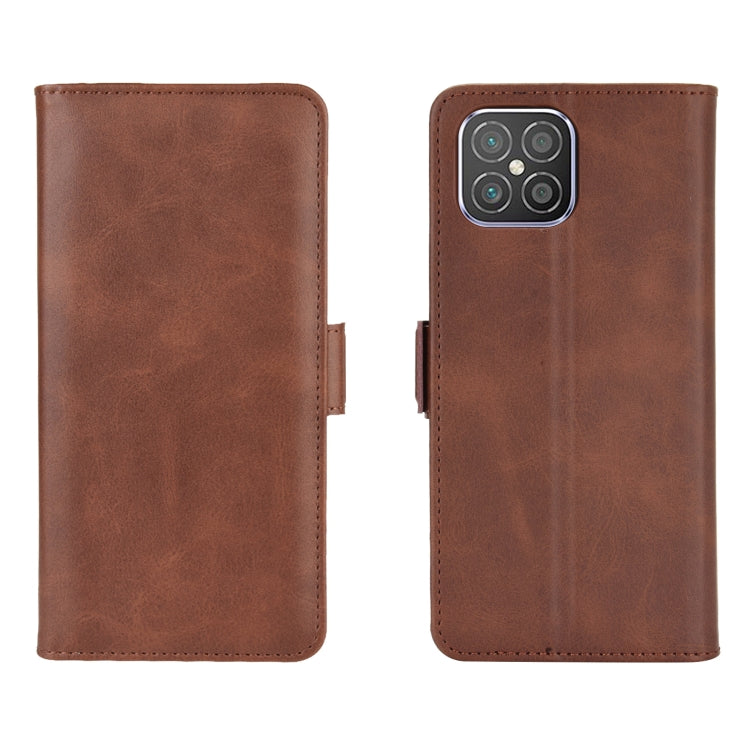 For Huawei nova 8 SE Dual-side Magnetic Buckle Horizontal Flip Leather Case with Holder & Card Slots & Wallet