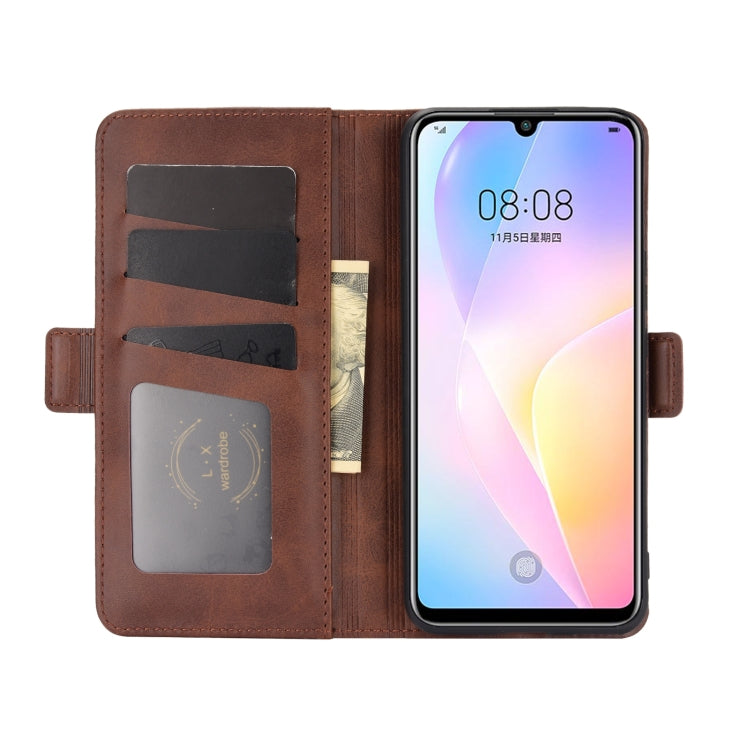 For Huawei nova 8 SE Dual-side Magnetic Buckle Horizontal Flip Leather Case with Holder & Card Slots & Wallet