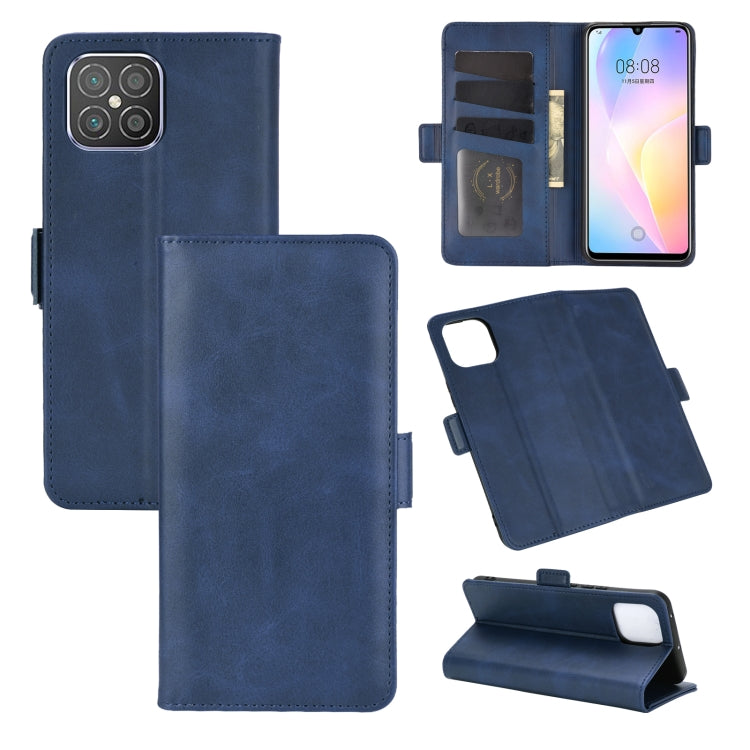 For Huawei nova 8 SE Dual-side Magnetic Buckle Horizontal Flip Leather Case with Holder & Card Slots & Wallet