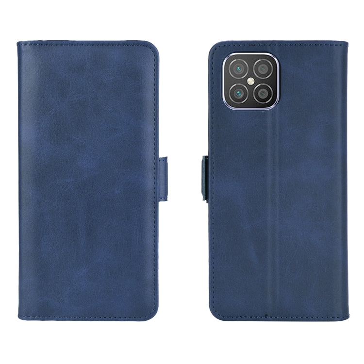 For Huawei nova 8 SE Dual-side Magnetic Buckle Horizontal Flip Leather Case with Holder & Card Slots & Wallet