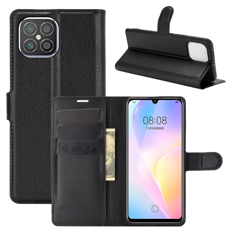 For Huawei nova 8 SE Litchi Texture Horizontal Flip Protective Case with Holder & Card Slots & Wallet