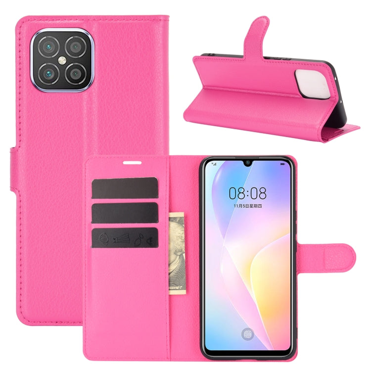 For Huawei nova 8 SE Litchi Texture Horizontal Flip Protective Case with Holder & Card Slots & Wallet