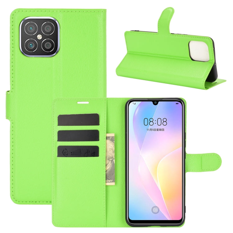 For Huawei nova 8 SE Litchi Texture Horizontal Flip Protective Case with Holder & Card Slots & Wallet