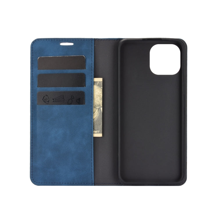 For Huawei nova 8 SE Retro-skin Business Magnetic Suction Leather Case with Holder & Card Slots & Wallet