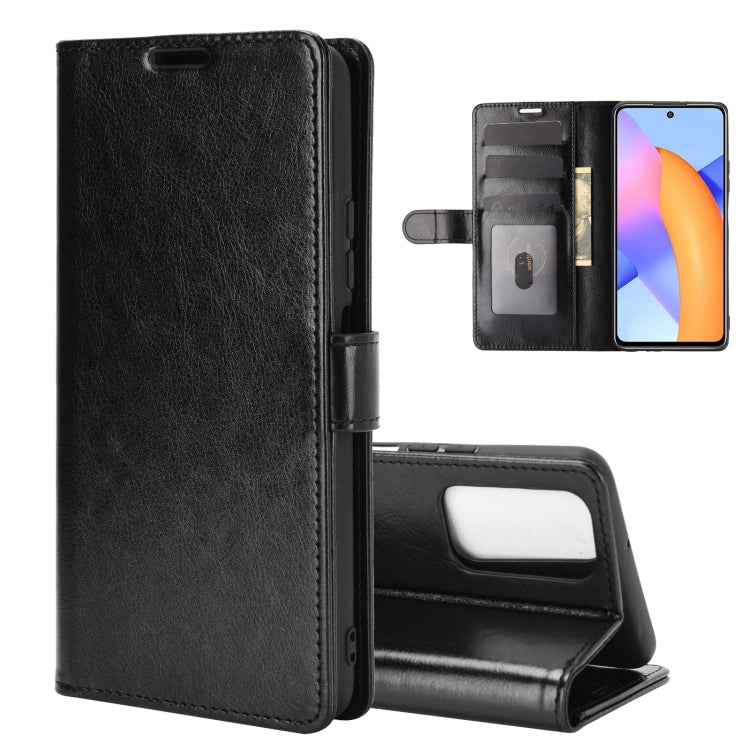 For Huawei Honor 10X Lite R64 Texture Single Horizontal Flip Leather Case with Holder & Card Slots & Wallet& Photo Frame