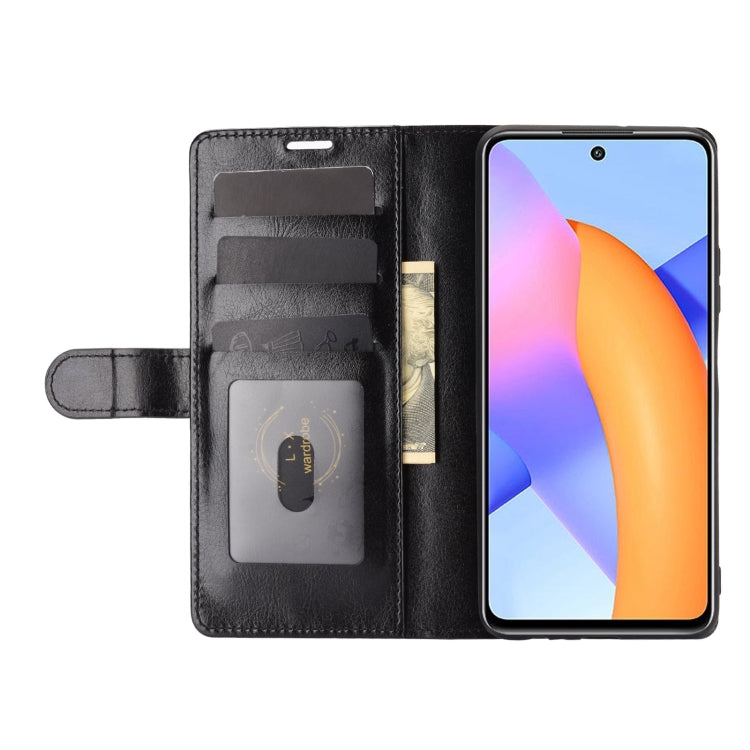 For Huawei Honor 10X Lite R64 Texture Single Horizontal Flip Leather Case with Holder & Card Slots & Wallet& Photo Frame