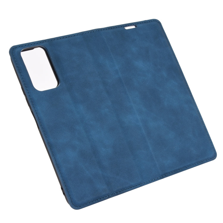 For Huawei Honor 10X Lite Retro-skin Business Magnetic Suction Leather Case with Holder & Card Slots & Wallet