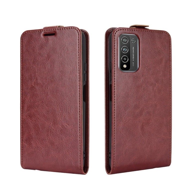 For Huawei Honor 10X Lite R64 Texture Single Vertical Flip Leather Case with Card Slots & Photo Frame