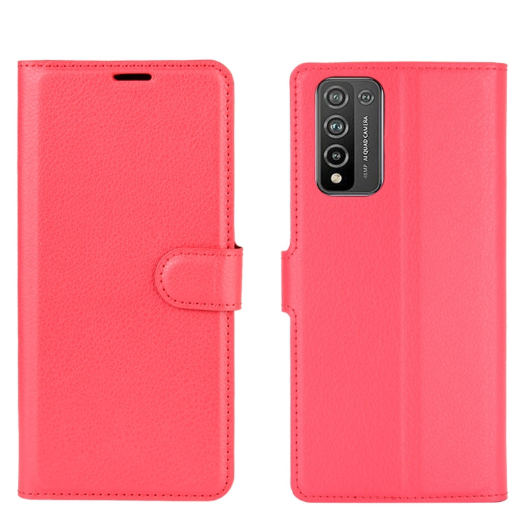 For Huawei Honor 10X Lite Litchi Texture Horizontal Flip Protective Case with Holder & Card Slots & Wallet
