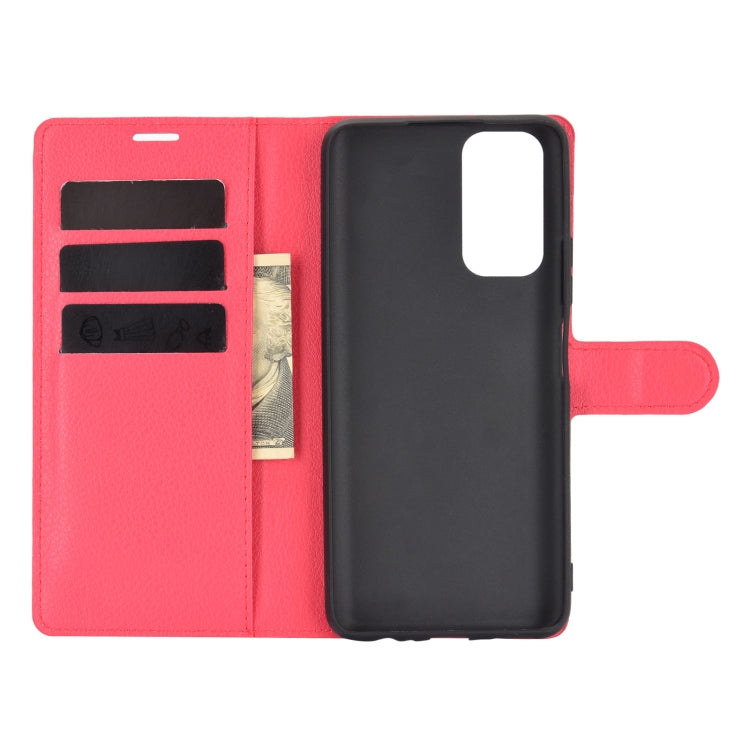 For Huawei Honor 10X Lite Litchi Texture Horizontal Flip Protective Case with Holder & Card Slots & Wallet