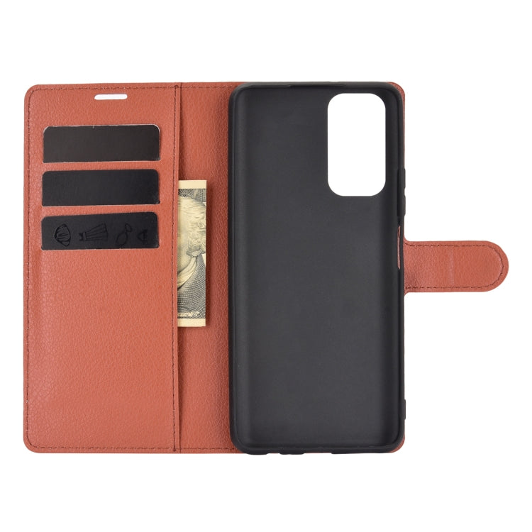 For Huawei Honor 10X Lite Litchi Texture Horizontal Flip Protective Case with Holder & Card Slots & Wallet