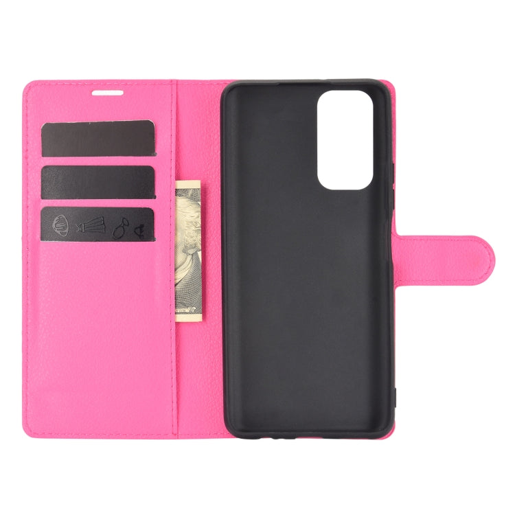 For Huawei Honor 10X Lite Litchi Texture Horizontal Flip Protective Case with Holder & Card Slots & Wallet