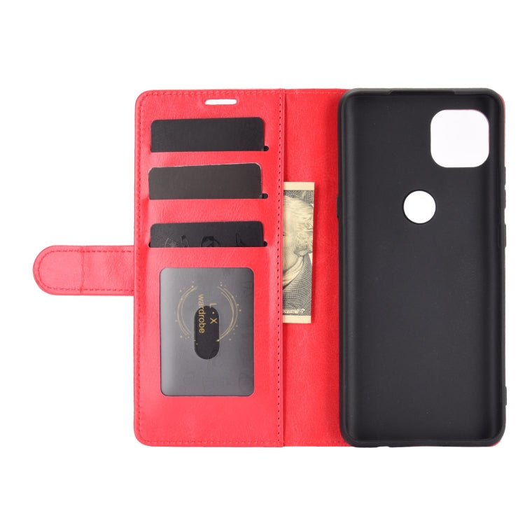 For Motorola Moto G 5G R64 Texture Single Horizontal Flip Protective Case with Holder & Card Slots & Wallet& Photo Frame