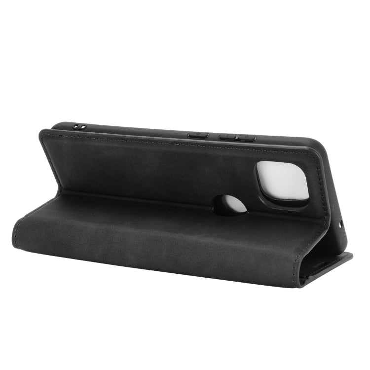For Motorola Moto G 5G Retro-skin Business Magnetic Suction Leather Case with Holder & Card Slots & Wallet